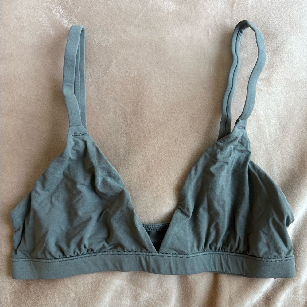 SKIMS Slate Gray Fits Everybody Bralette | Skims Grey Bralette Brand New Size S